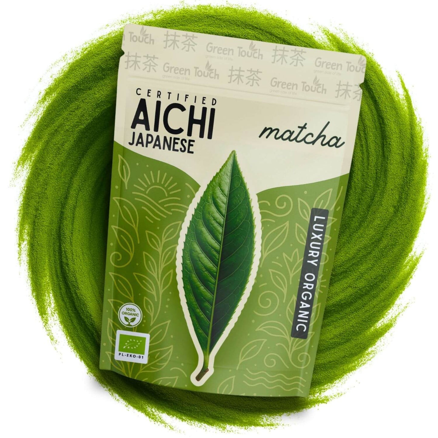 Herbata matcha japońska Aichi Luksusowa 50 g certyfikowana BIO Green Touch