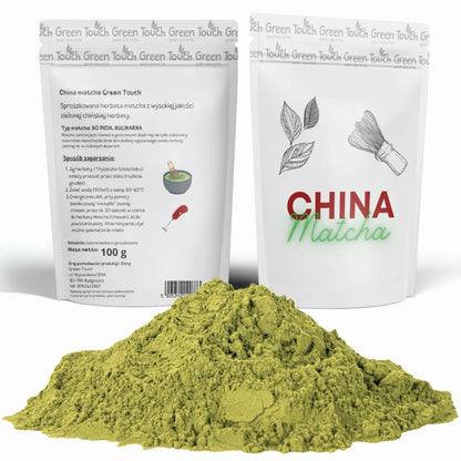 Matcha zielona sproszkowana herbata 100 g keto zdrowa w proszku jakość